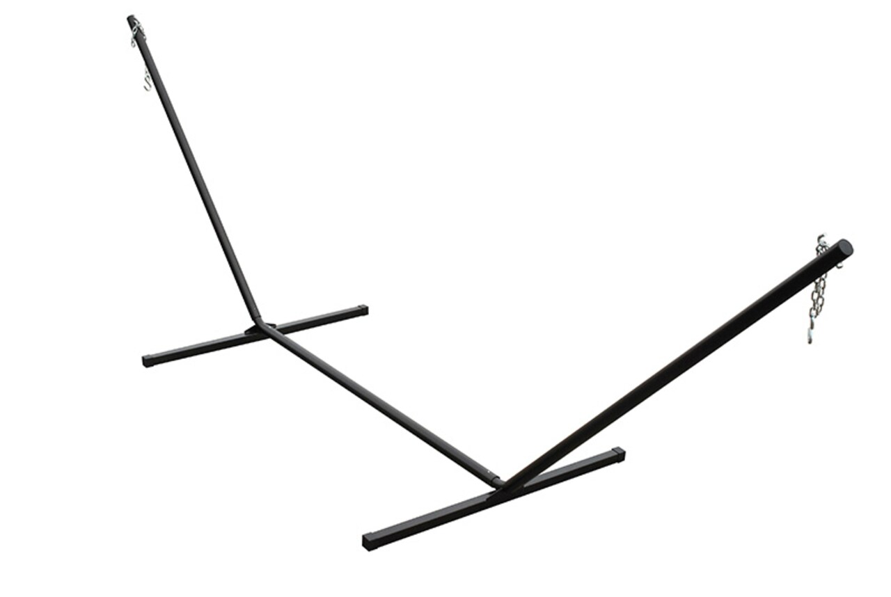 The Hamptons Collection 15' Bronze and Black Contemporary 2-Point Hammock Stand